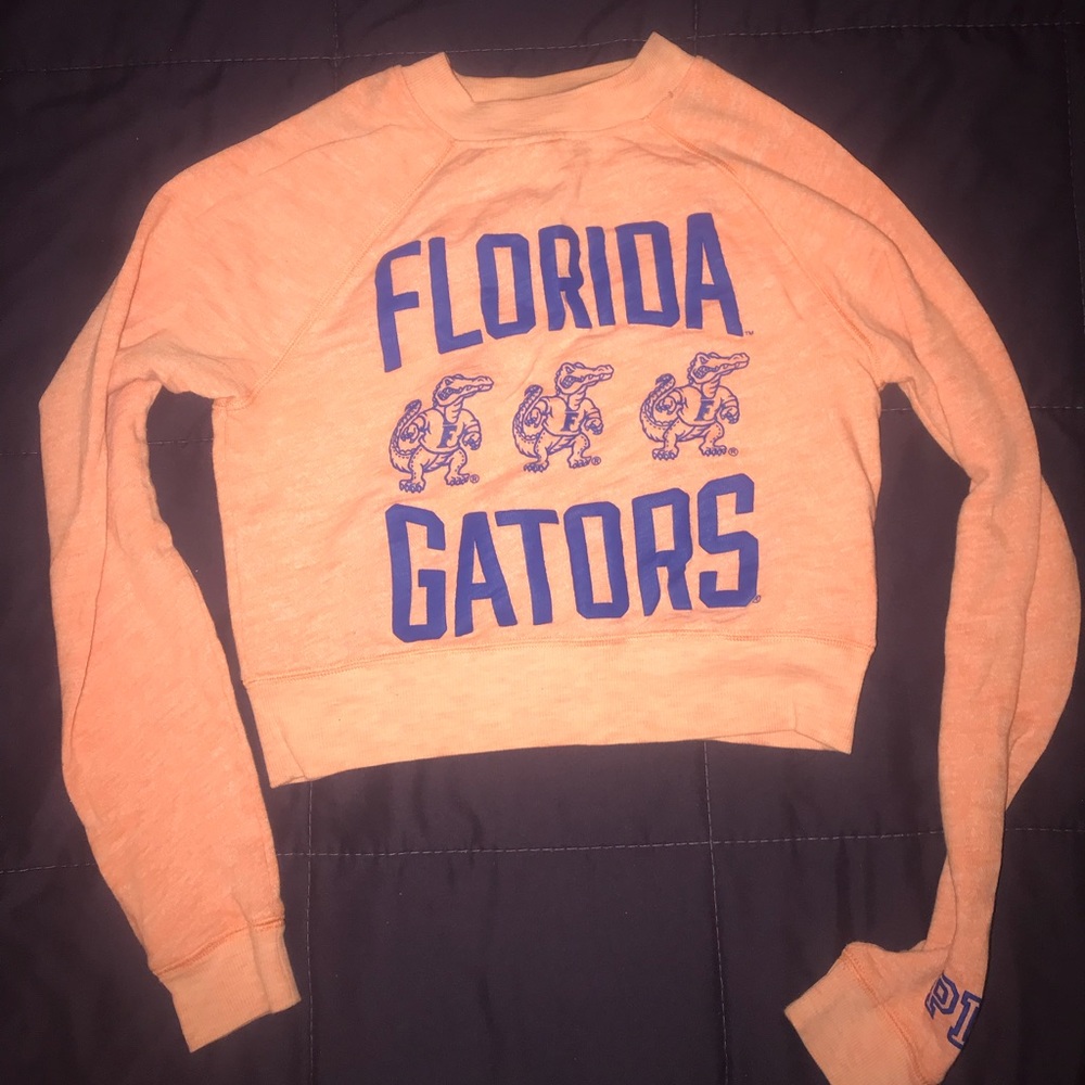 Victoria’s Secret Pink Florida Gators Crop Sweater